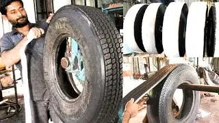 Tyre Retreading Process Old to New | Tyre Retreading Machine | Tyre Recycling Plant in India