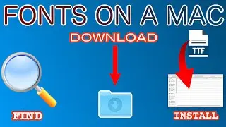 Want new fonts for your Mac? Let's Find, Download, and Install new Fonts!!! 