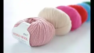 QZLKNIT 50 г шарик 100%  мериносовая шерсть пряжа Осень/Зима Мягкая