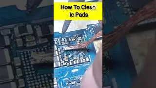 How to clean ic pads | Power ic ke niche ki ball kaise nikale #youtubeshorts  #shortsvedio