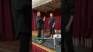 Filmed a stand-up comedy show in an old theater #videographer
