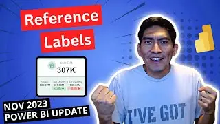 Master REFERENCE LABELS in Power BI | November  2023 Power BI Update