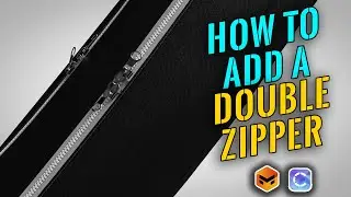 Clo3d Tutorial: How to Add a Double Zipper