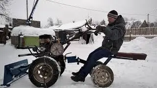 Мой адаптер для мотоблока Как трактор-переломка Адаптер своими руками Как трактор Адаптер Переломка