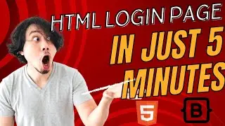HTML Login Page in less than 5 minutes using Bootstrap - Fullstack Web Development