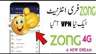 Zong Unlimited Free Internet New Vpn 8Mbs speed || Free4u Technical