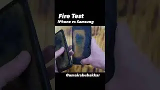 Burning Samsung Galaxy S8 Plus vs iPhone 7 Plus - Which Is Stronger #shorts