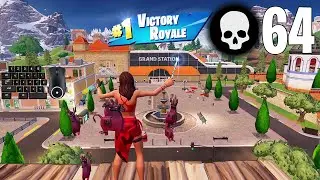 64 Elimination Solo vs Squads Wins (Fortnite Season 3 Gameplay)