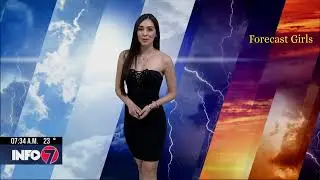 Karen Garcia - en vestido negro entallado sexy