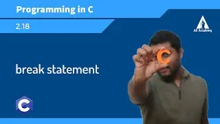 break statement | Programming in C | EST102 | KTU | Malayalam