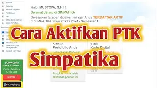 Cara Aktifkan PTK di Simpatika Kemenag 