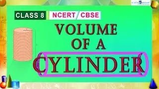 Mensuration - Volume Of A Cylinder- 