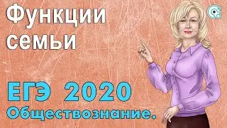 ЕГЭ по Обществознанию 2020. Функции семьи.