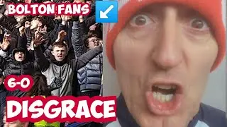 Disgrace | Bottles Thrown!!! Bolton 6-0 Sunderland Away Day Vlog..