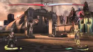Injustice Gods Among Us - Winning Online 1v1 Ranked Matches Gameplay