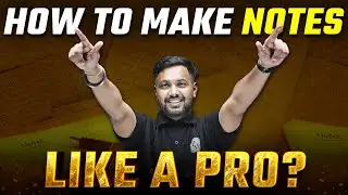 How to makes notes like a Pro?😎 || Commerce Wallah by PW