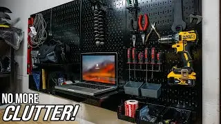 How To Install Pegboard To Organize Your Tools!