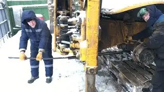 🚜❄️Ищем тормоза на JCB3CX💥🔩🔧Запуск трактора и дизельной пушки на морозе👍Repairs JCB