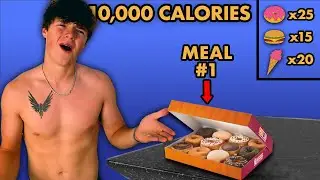 The Ultimate Bulking Cheat Day! (10,000 Calories)