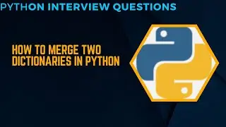 How to merge two dictonaries in Python
