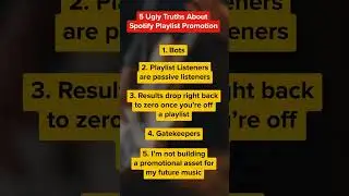 Indie musician with 10M+ Spotify streams, John reveals 5 Ugly Truths About Playlist Promotion!