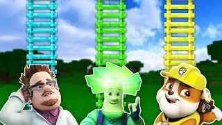 ВЫБЕРИ ПРАВИЛЬНУЮ ЛЕСТНИЦУ ЧУДАКОВ ПАПУС КРЕПЫШ В МАЙНКРАФТ MINECRAFT