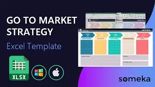 Go To Market Strategy | Excel Template | GTM Spreadsheet | Marketing Tools