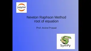 Python Program, Newton Raphson Method
