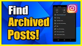 How to Archive & Unarchive Instagram Posts (Fast Tutorial)