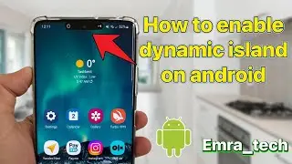 How to enable dynamic island on android #android #samsung #xiaomi #dynamic