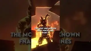 Most known FNAF Voice Lines🗣Sub For Part 2 