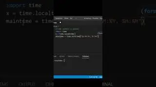 time module in python!!!!! 