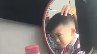 Pertama kali kk mau di potong rambut 29 juli 2024