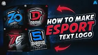 How To Make Esport Text Logo On Android || Gaming Text Logo Tutorial.