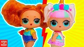 Единорожка уходит в другой класс! Панки в шоке! Видео для девочек про куклы лол LOL Dolls