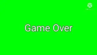 Mario Bros. 2 Game Over Green screen