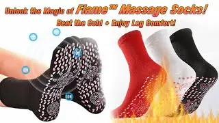 Warm, Comfortable, and Healthy! 🧦🔥 Your Feet Deserve Flame™ Massage Socks! 💖
