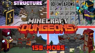 VVSP The Dungeons 150+ Mobs!! (Mediavel Fantasy) MCPE Bedrock [1.18/1.19]
