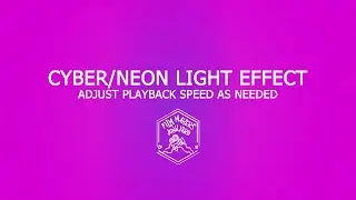 Cyber & Neon Light Effect - 3 Hours Loop #lighting #free #relaxing #neon #cyberpunk  #light