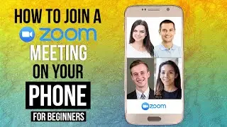 HOW TO JOIN A ZOOM MEETING ON YOUR PHONE | Attend Zoom Meetings On Mobile - STEP BY STEP TUTORIAL