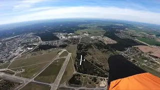 Paragliding With Sailplanes at Piła Airport