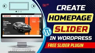 How to create custom slider in WordPress website | Create WordPress homepage slider