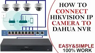 How to add Hikvision IP Camera In Dahua NVR | ONVIF Settings IPC