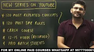 Most repeated rules of grammar| most important rules of grammar| English for competitive exams|ssc