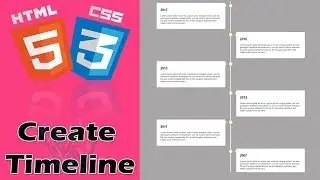 Vertical Timeline CSS Bootstrap | HTML5 Timeline Animation | HTML Timeline CSS