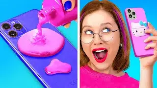 GENIALE HANDY-IDEEN 📱🚀 Rüste Dein Handy auf! Reiche vs. Arme Schul-Tricks auf 123 GO! SCHOOL