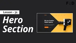 Create Hero Design (Slider Section) in HTML & CSS - Learn HTML and CSS in Hindi | Lesson-31
