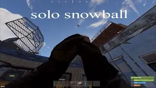 самый быстрый тильт. solo snowball rust | раст