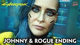 CYBERPUNK 2077 Ultimate Gameplay Walkthrough Part 90 - ROGUE ENDING — Johnny Takes Over 