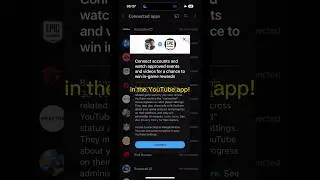 Connect YouTube for In-Game Rewards
